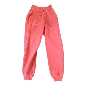 Orange scuba joggers size 2, Lululemon